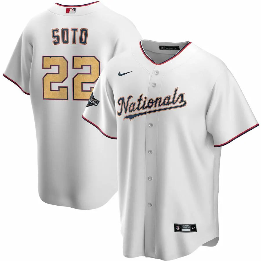 alternate Nike Nationals White Jersey