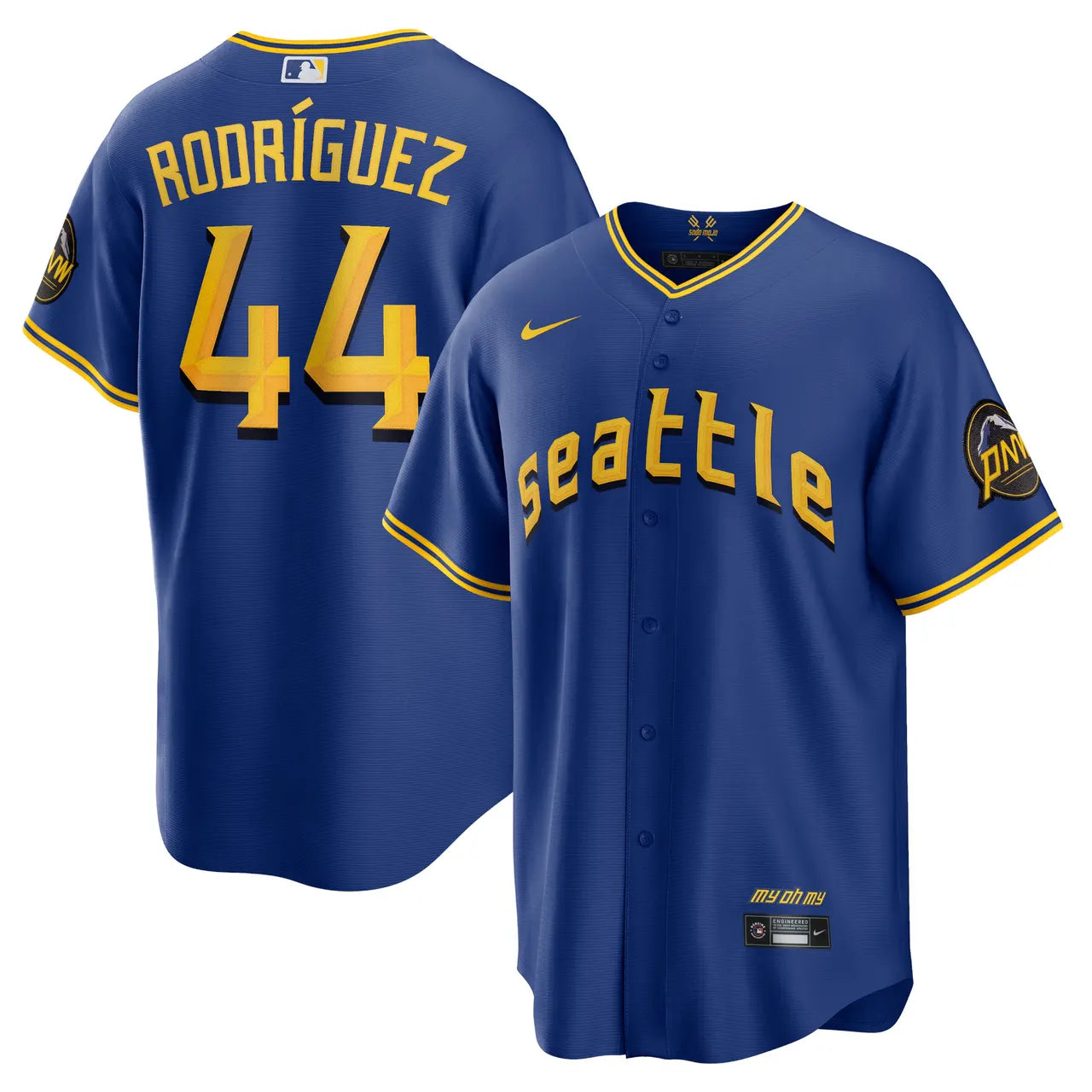 Rodríguez Mariners Blue Jersey nike - Hình 2