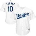 majestic Turner Dodgers White Jersey