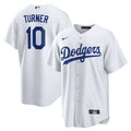 Nike Turner Dodgers White Home Jersey