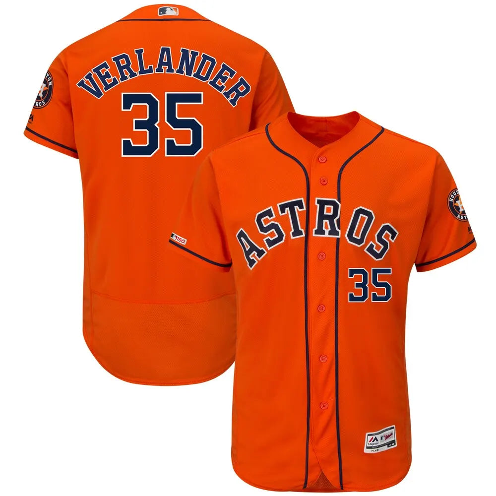 Verlander Astros Orange Jersey
