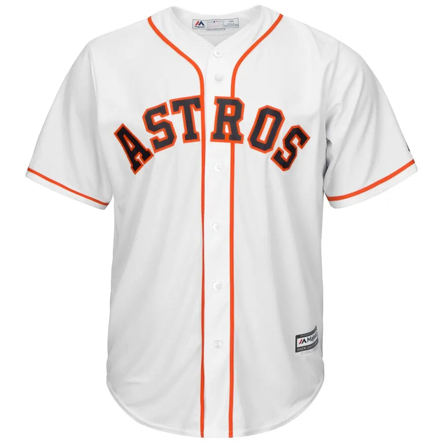 majestic Verlander Astros White Jersey - Hình 2