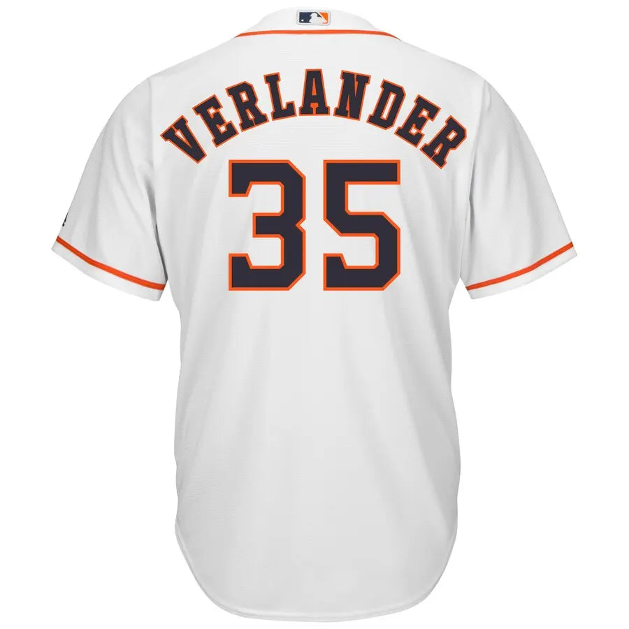 majestic Verlander Astros White Jersey - Hình 3