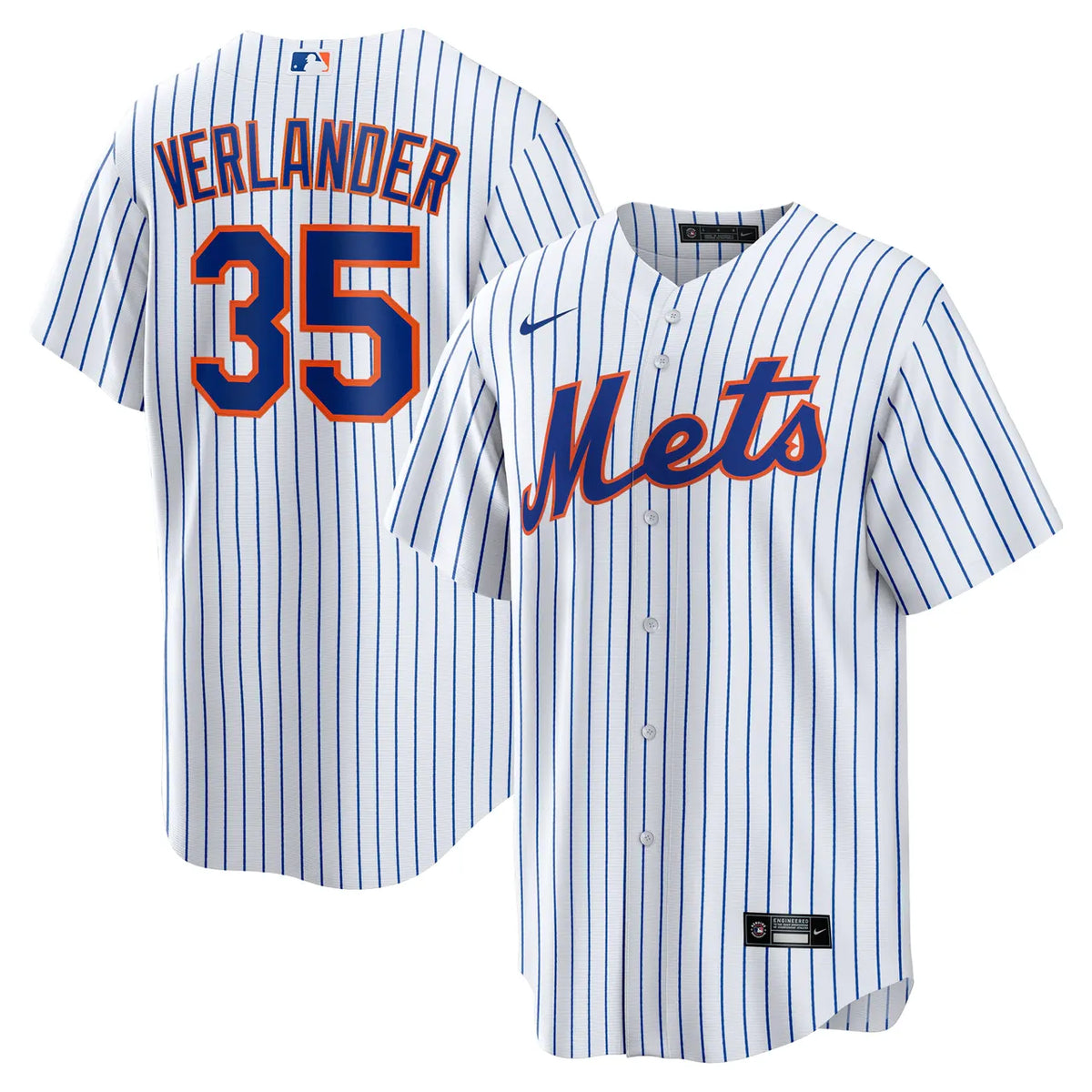 Verlander Mets Royal Jersey - Hình 11