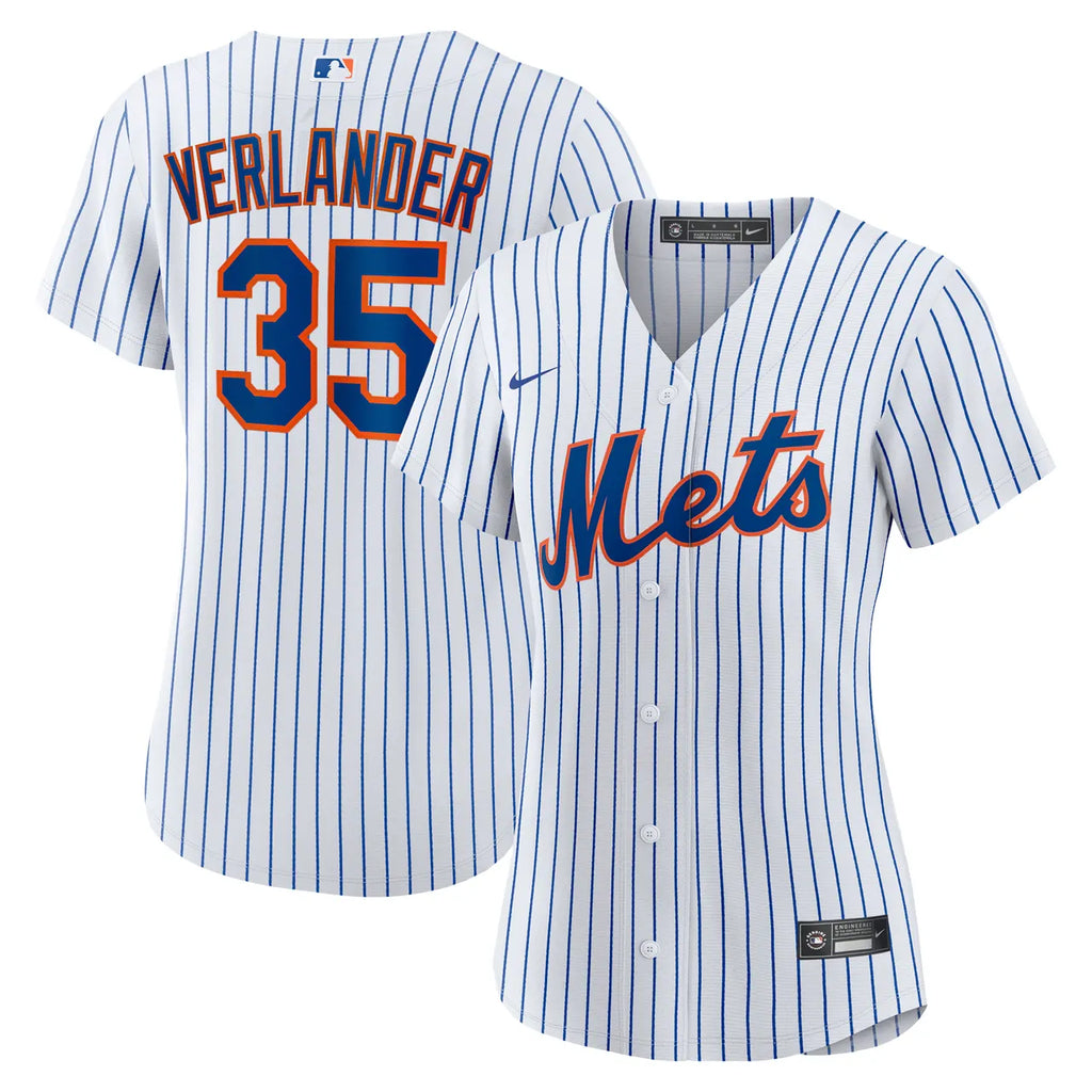 Nike Verlander Mets Blue Jersey - Hình 8