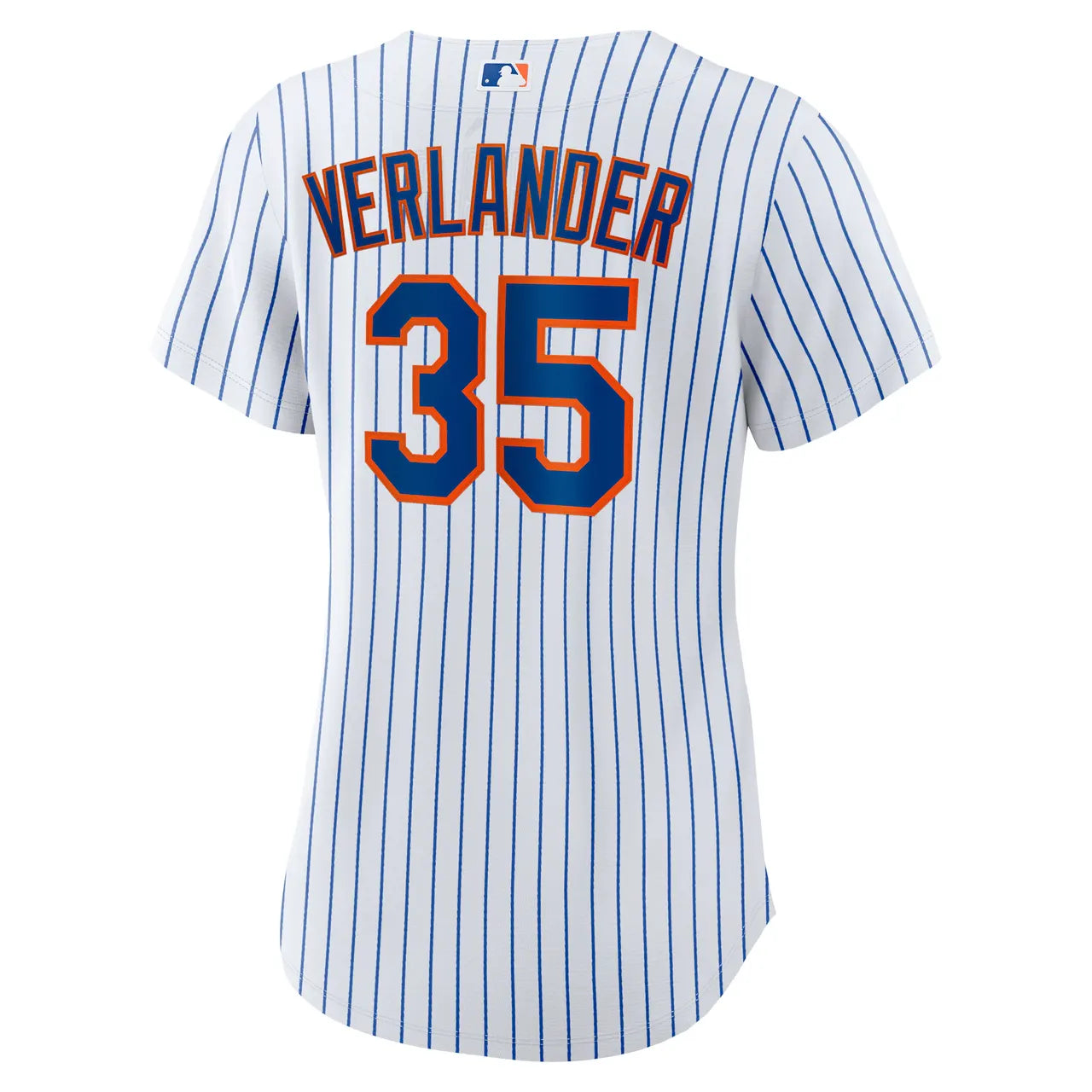 nike Verlander Mets Pinstripe Jersey - Hình 4