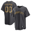 Kansas City Gray Gold Custom Jersey