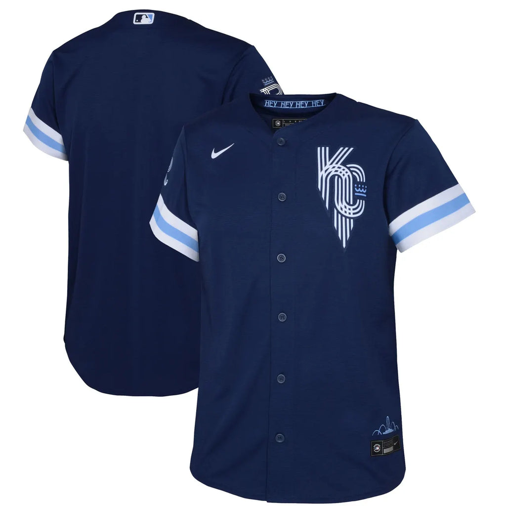 nike Royals Navy City Connect Jersey - Hình 2