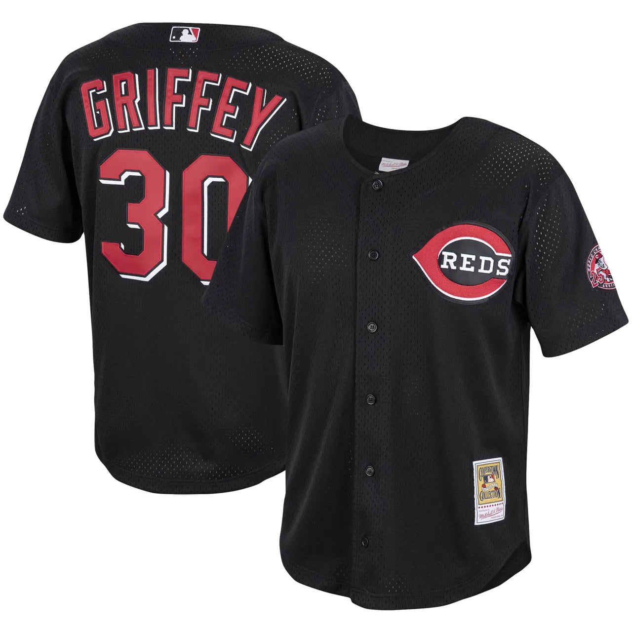 Griffey Reds Black Jersey
