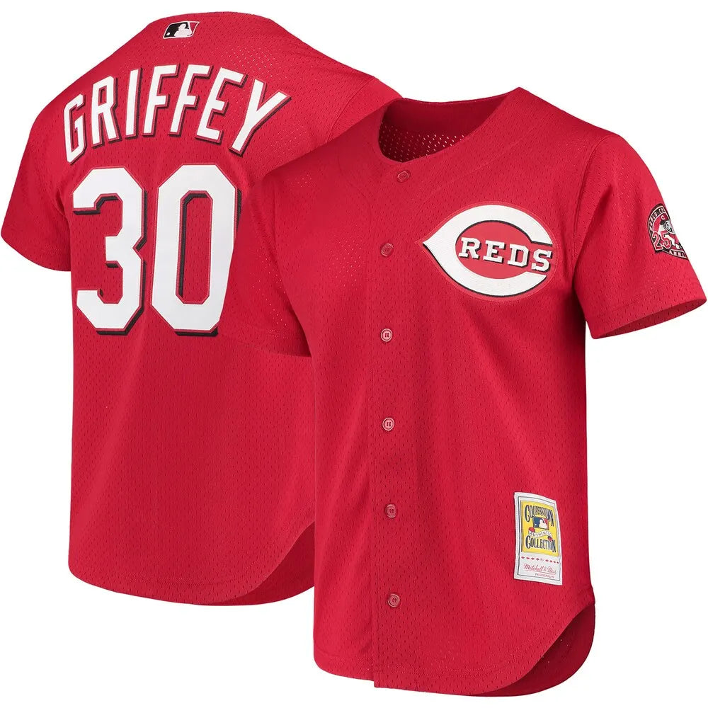 Griffey Reds Cooperstown Red Jersey