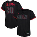 Nike Griffey Reds Black Jersey