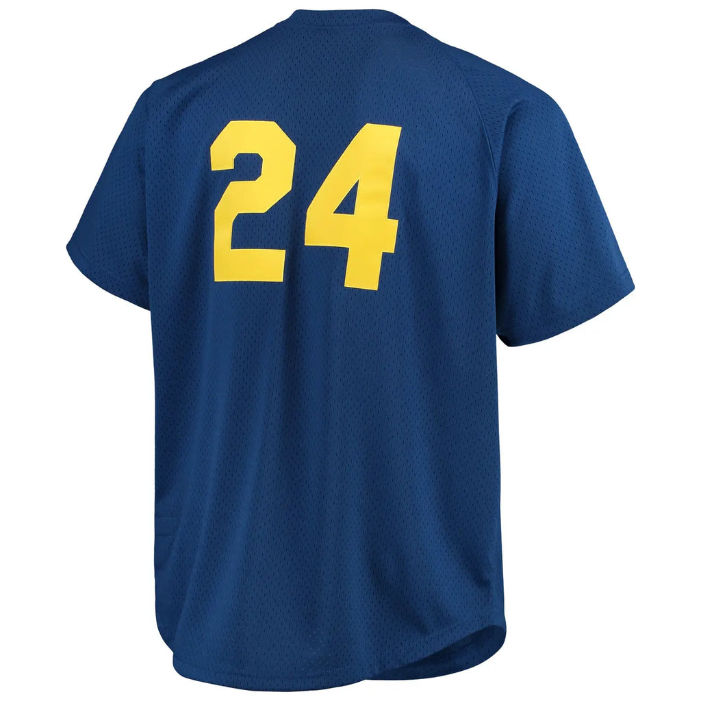 Mariners Blue Cooperstown Jersey - Hình 4