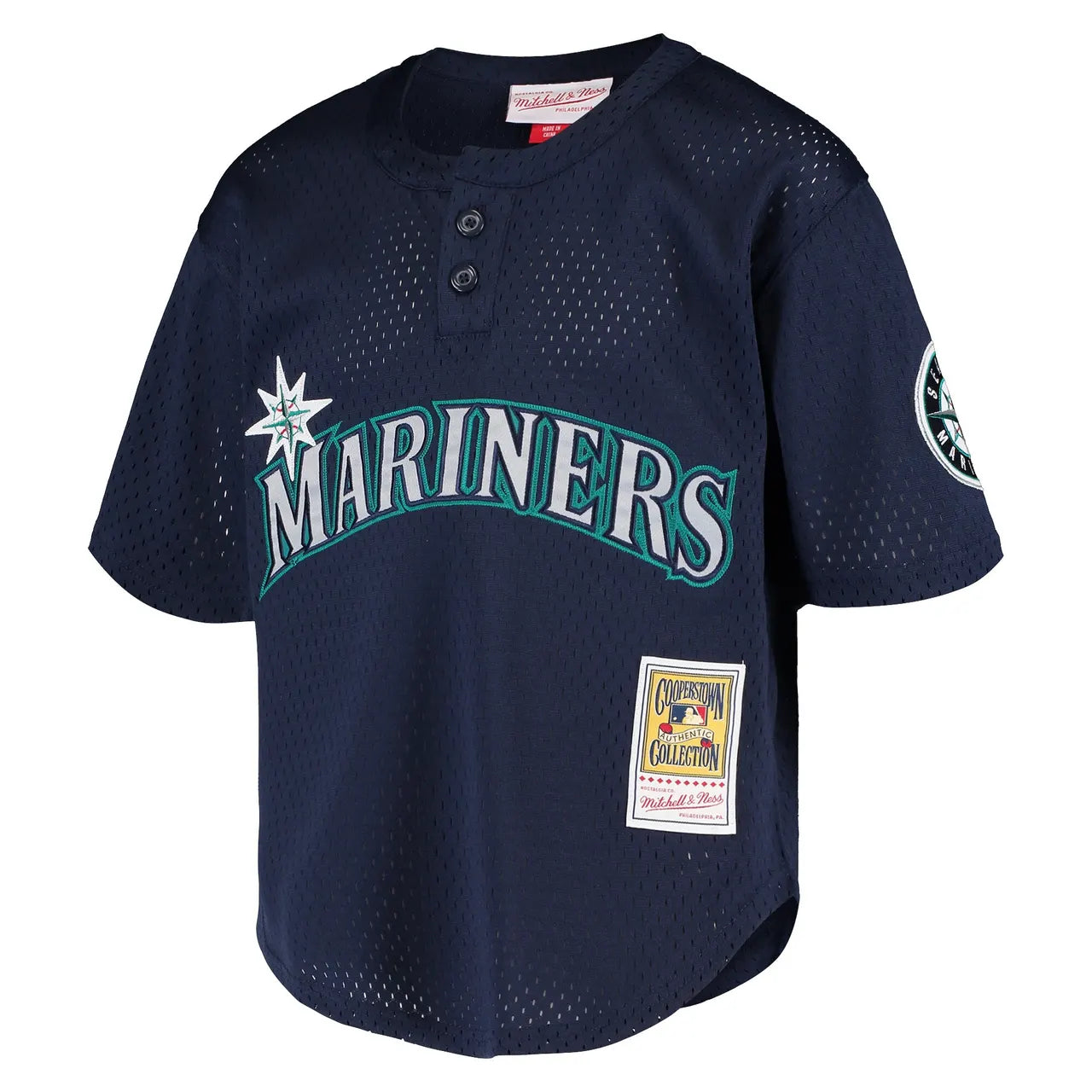 Mariners Cooperstown Navy Jersey - Hình 3