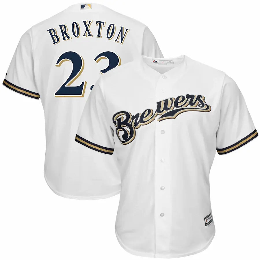 Broxton Brewers White Jersey