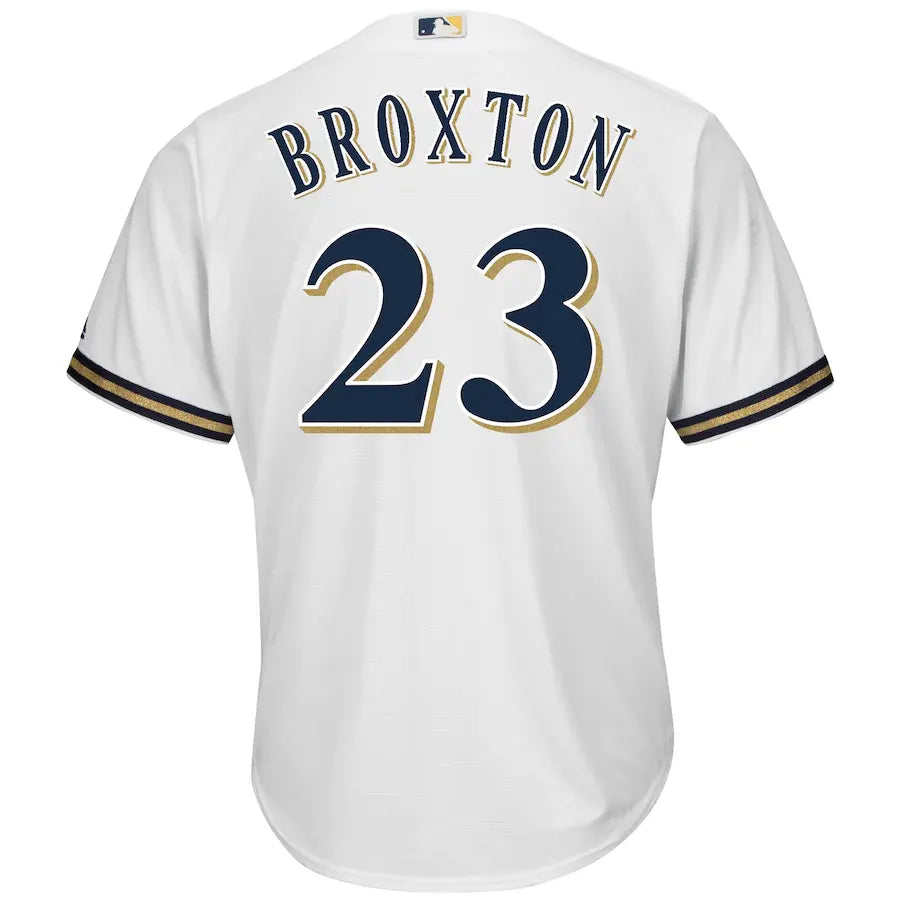 Broxton Brewers White Jersey - Hình 3