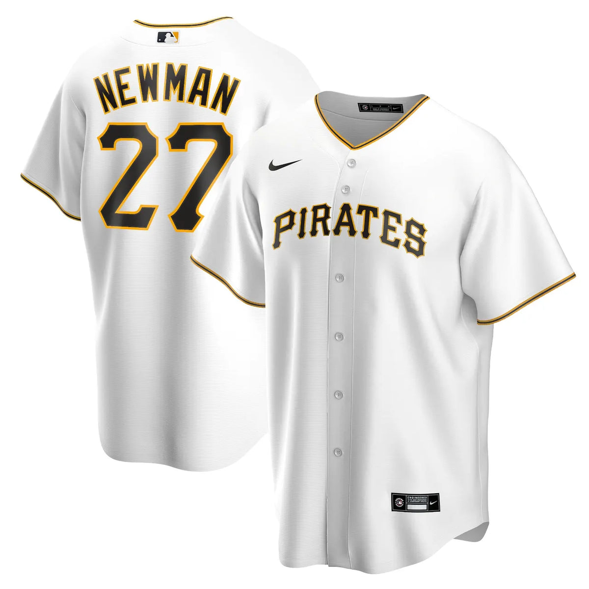 Newman Pirates White Jersey