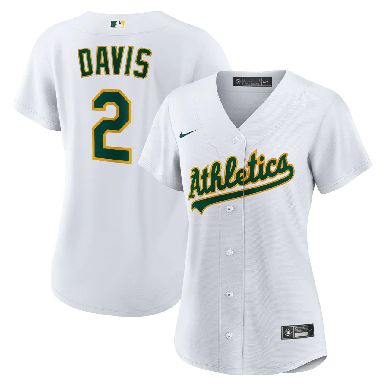 Oakland A's Green Davis Jersey - Hình 5
