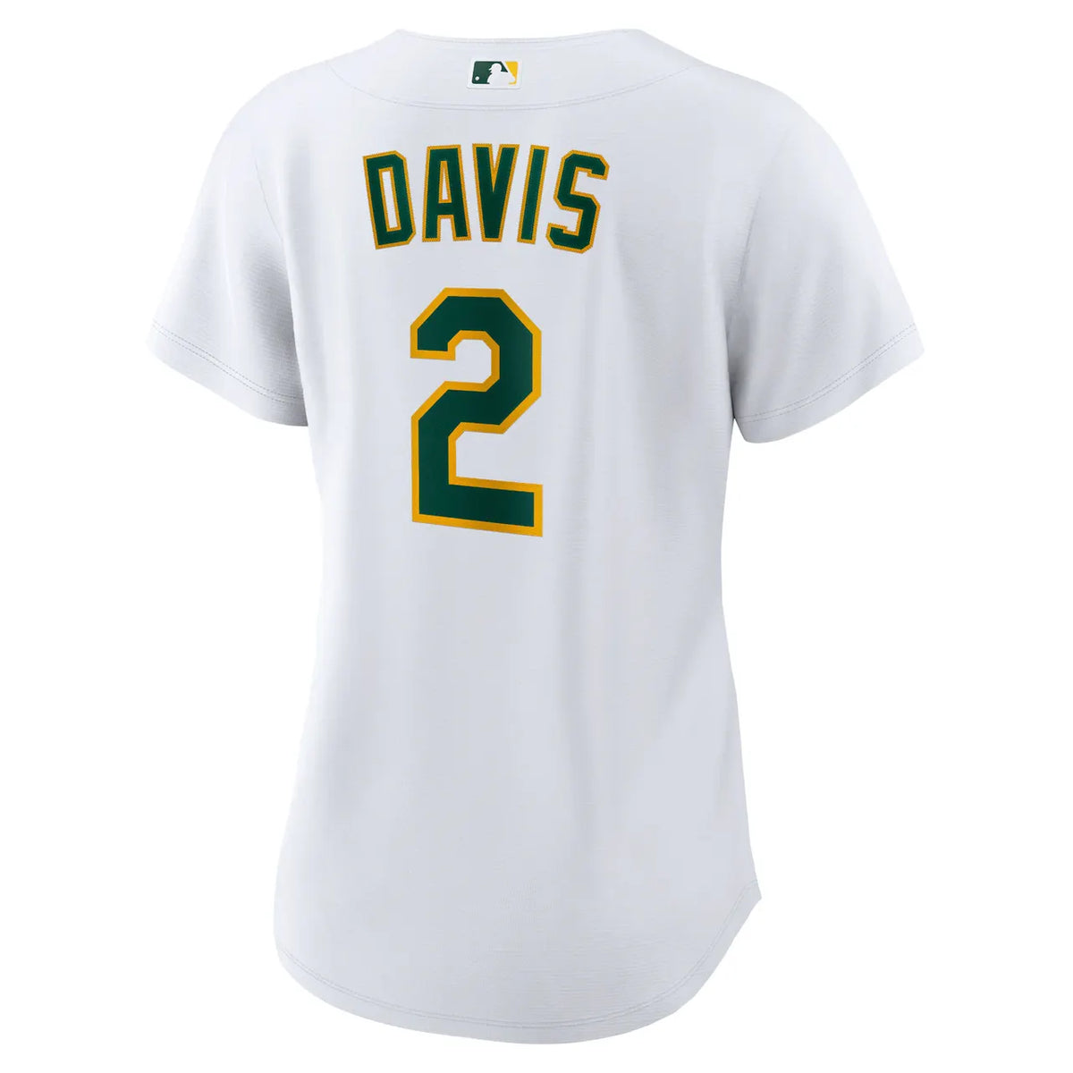 Oakland A's Davis White Jersey - Hình 4