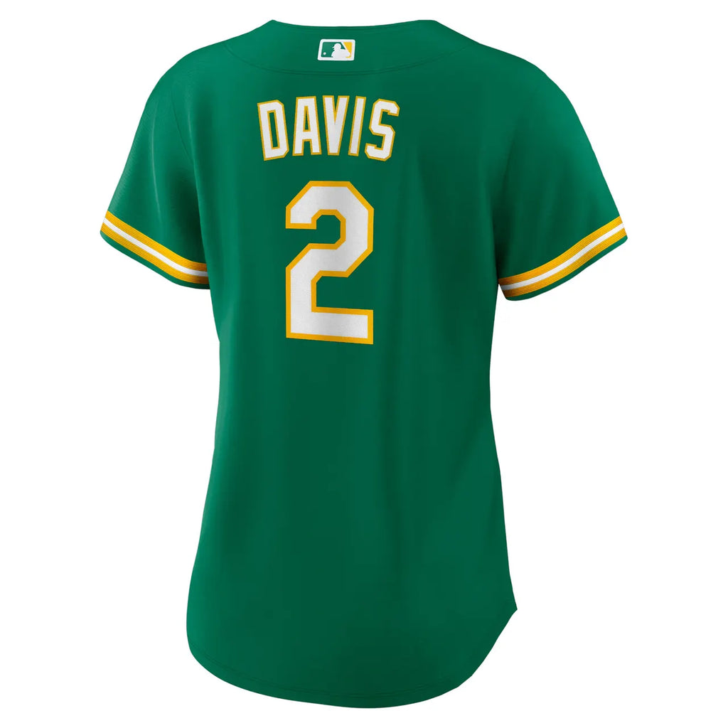 Oakland A's Davis White Jersey - Hình 7
