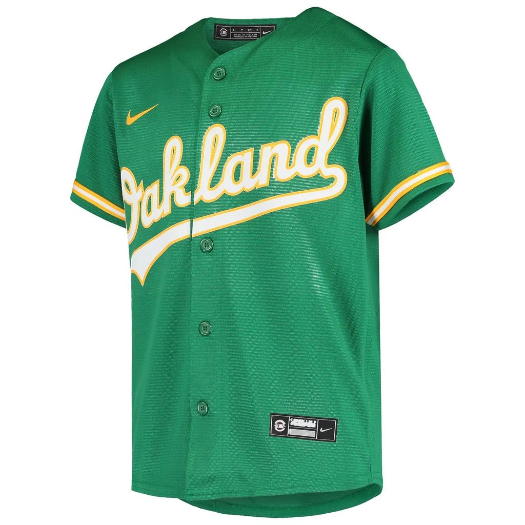 Nike Davis A's Green Jersey - Hình 3