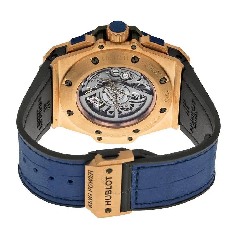 Hublot Rose Gold Blue Dial - Hình 3