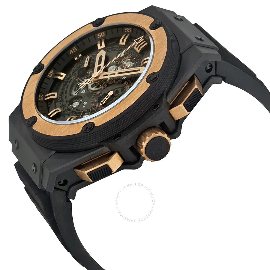 Hublot Rose Gold Skeleton Watch - Hình 2
