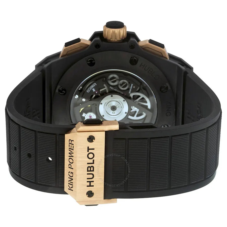 Hublot Rose Gold Skeleton Watch - Hình 3