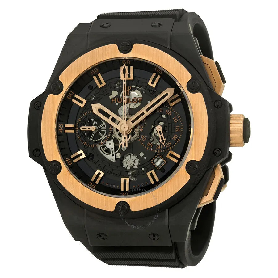 Hublot Rose Gold Skeleton Watch