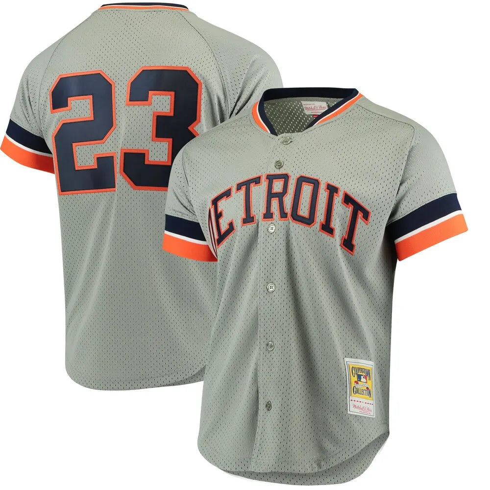 Tigers Gray Cooperstown Jersey