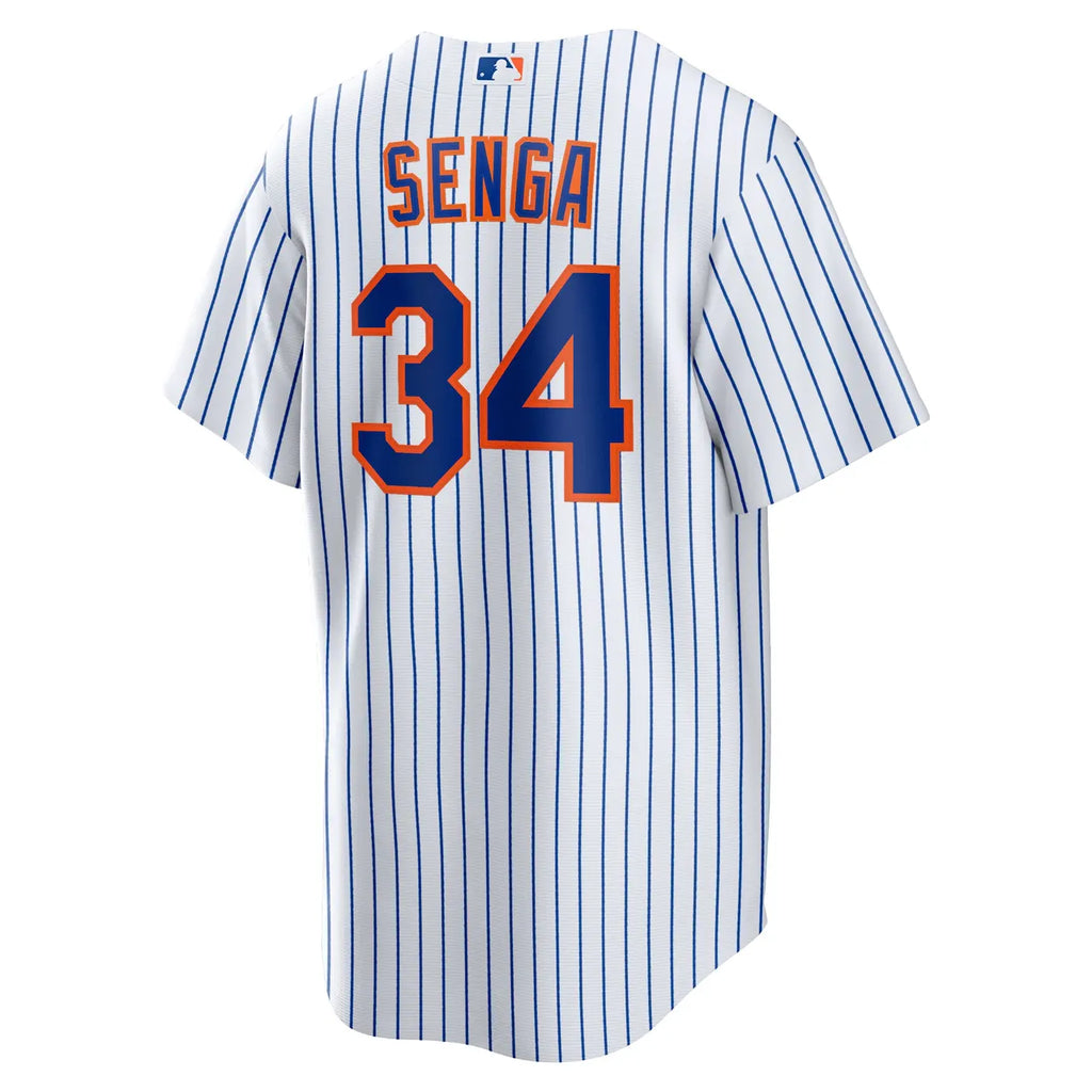 Senga Mets Pinstripe Jersey - Hình 4