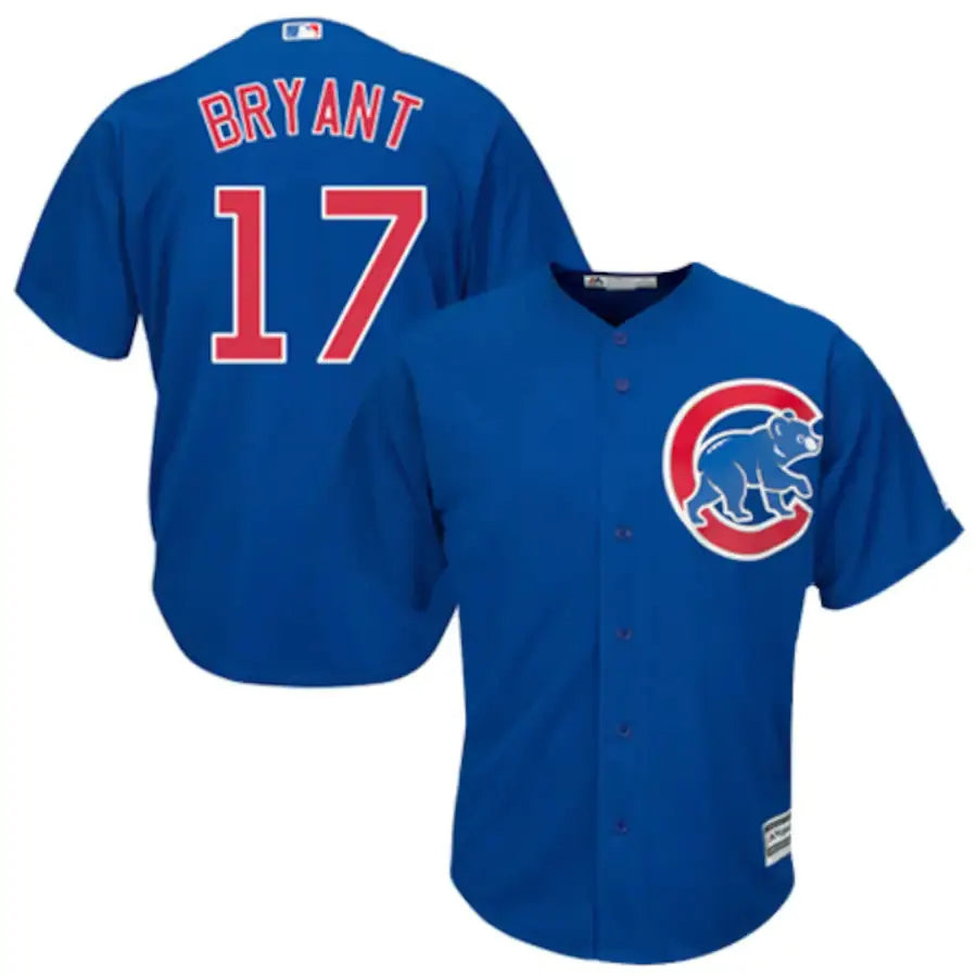 majestic Bryant Cubs Blue Jersey
