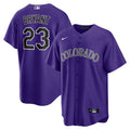 Nike Bryant Rockies Purple Jersey