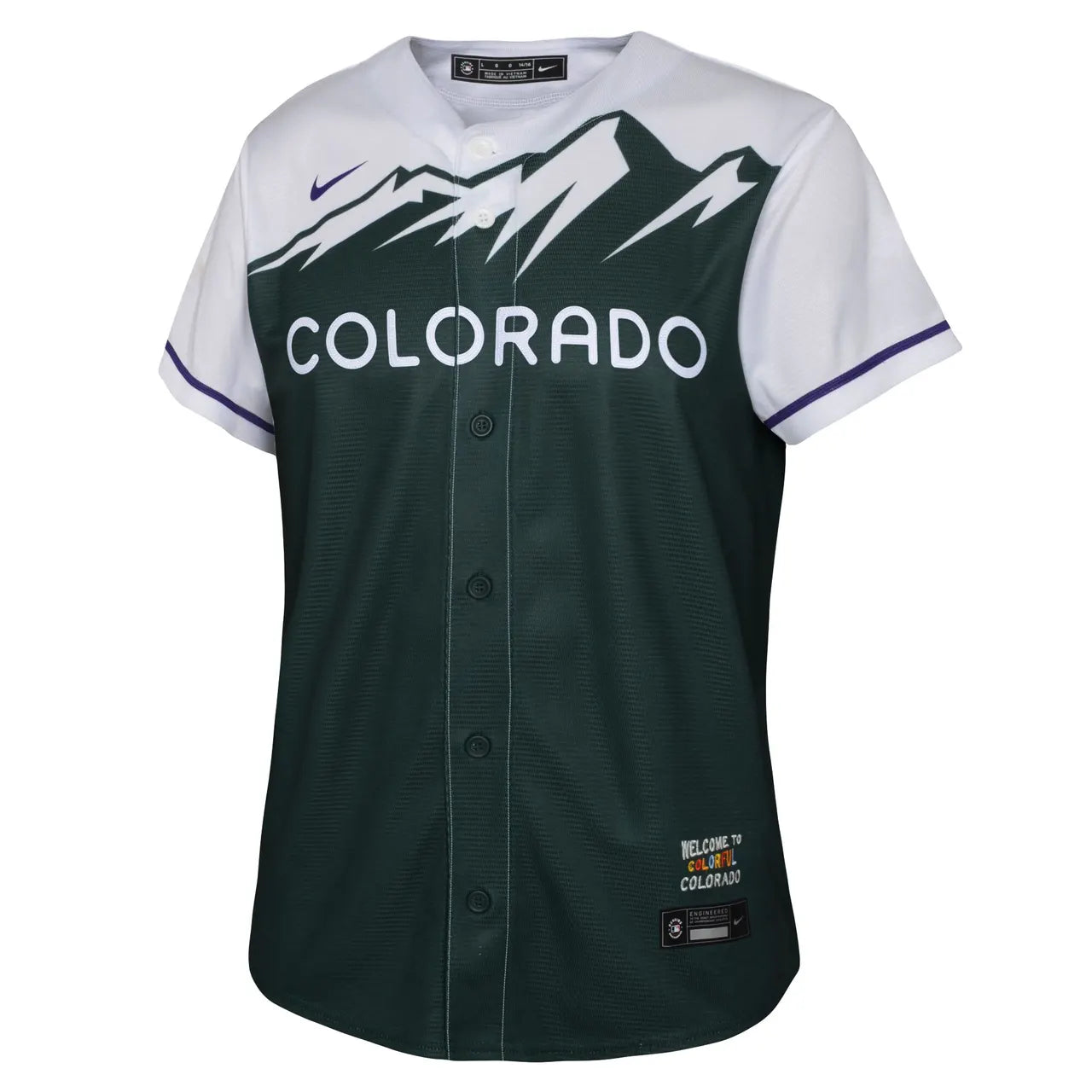 nike Bryant Rockies Green Jersey - Hình 3