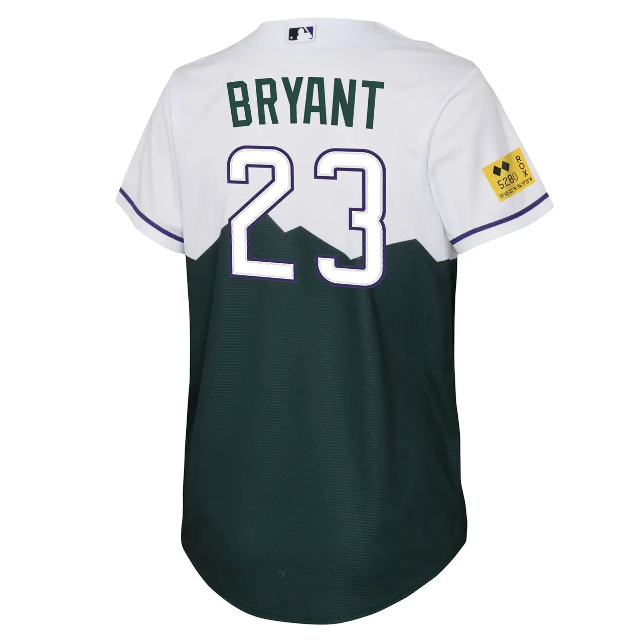 nike Bryant Rockies Green Jersey - Hình 4