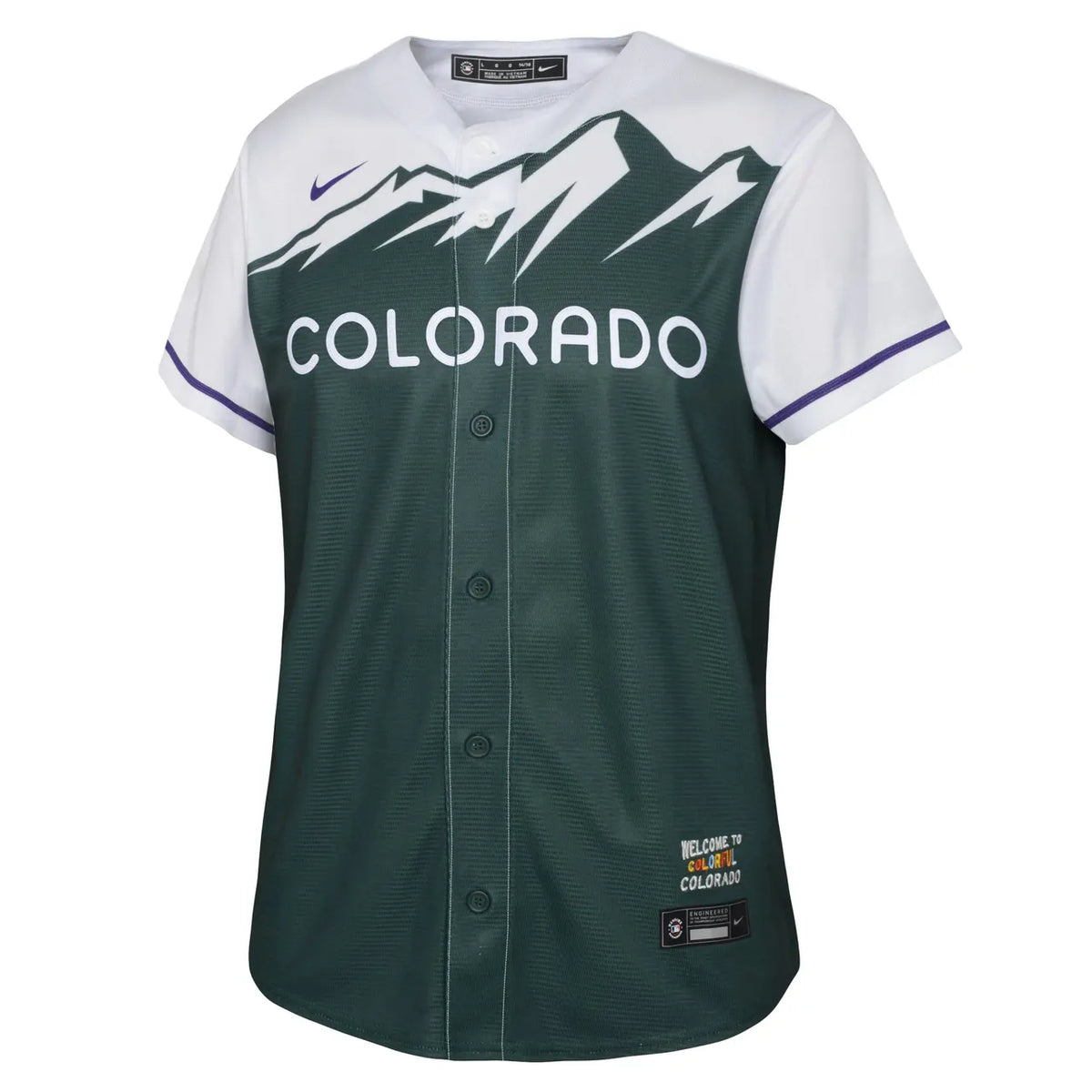 nike Bryant Rockies Green Jersey - Hình 2