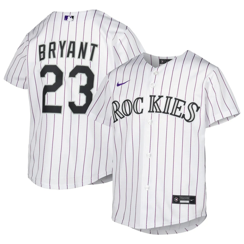 Bryant Rockies Pinstripe Jersey - Hình 2