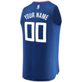 Custom Clippers Blue Jersey fanatics