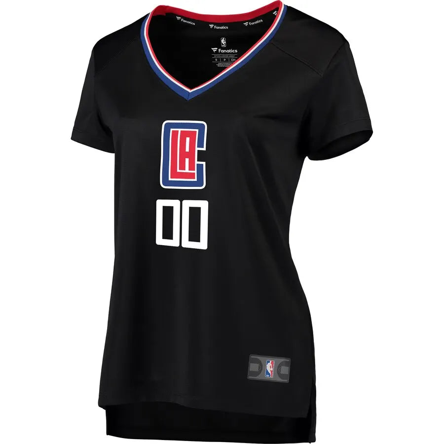Clippers Women's Black Custom Jersey - Hình 2