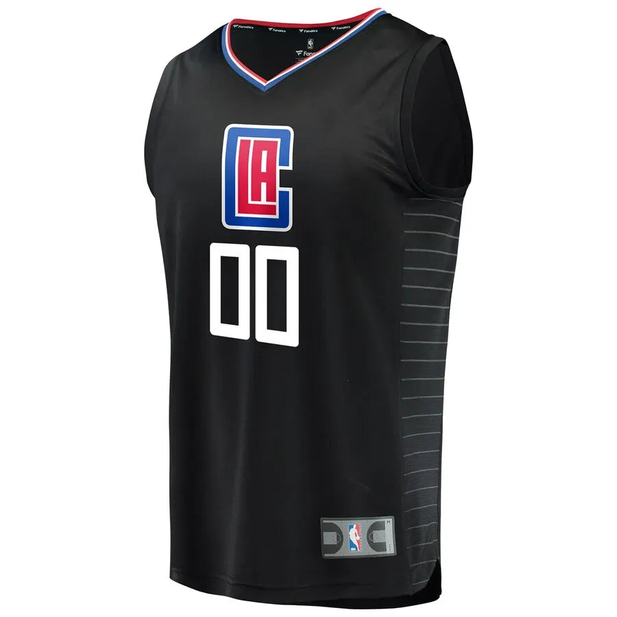 fanatics Clippers Black Custom Jersey