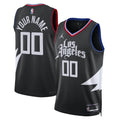 Clippers Black Statement Custom Jersey