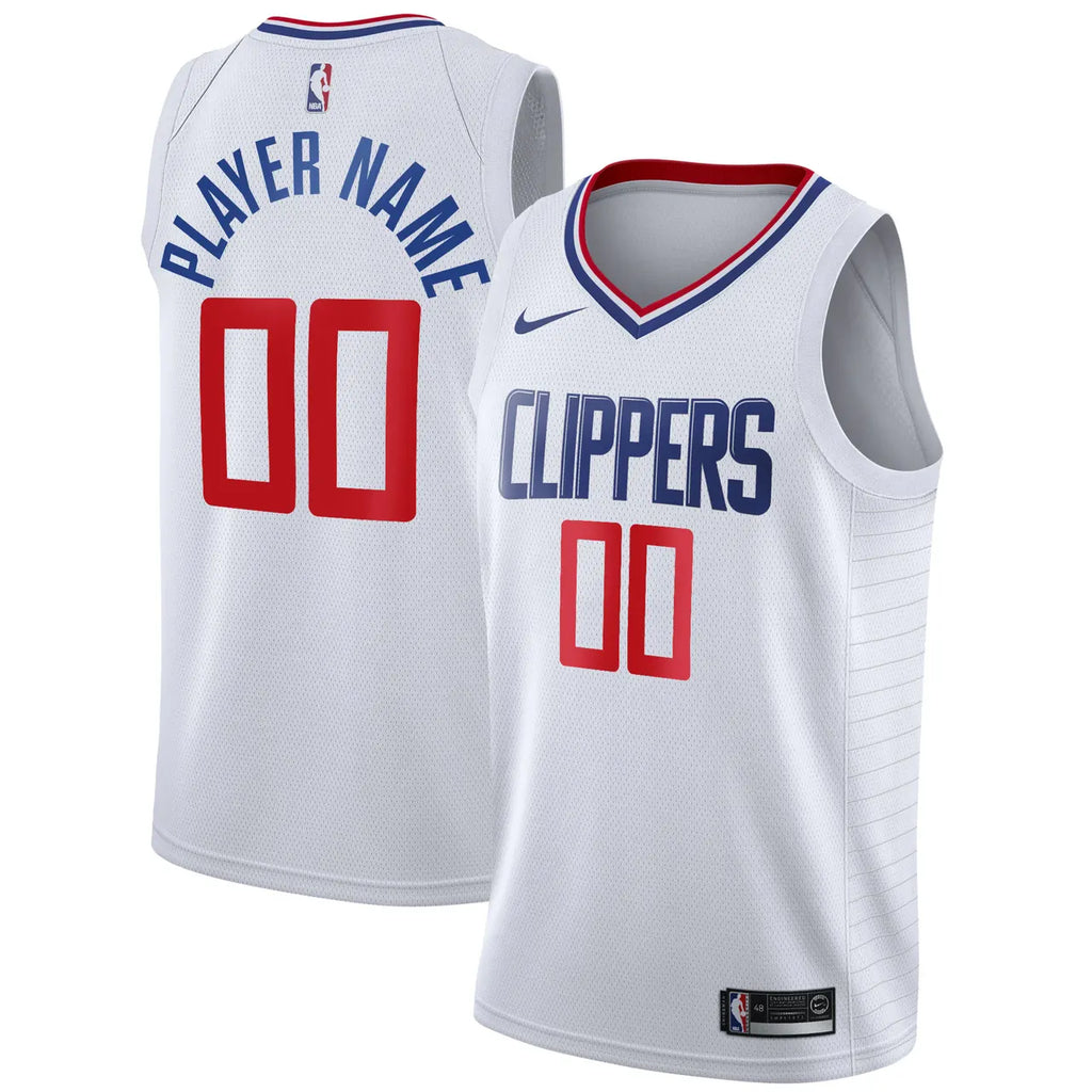 nike Clippers White Association Jersey