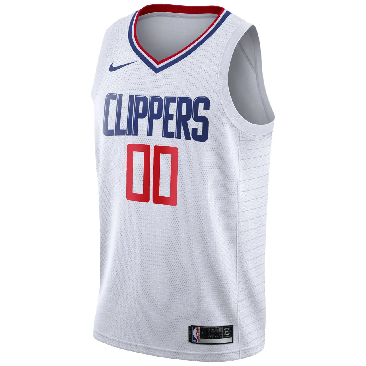 Clippers White Custom Jersey nike association - Hình 2