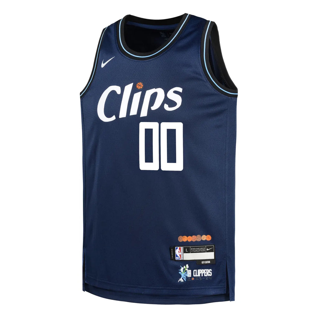 Clippers Navy Custom Jersey nike - Hình 2
