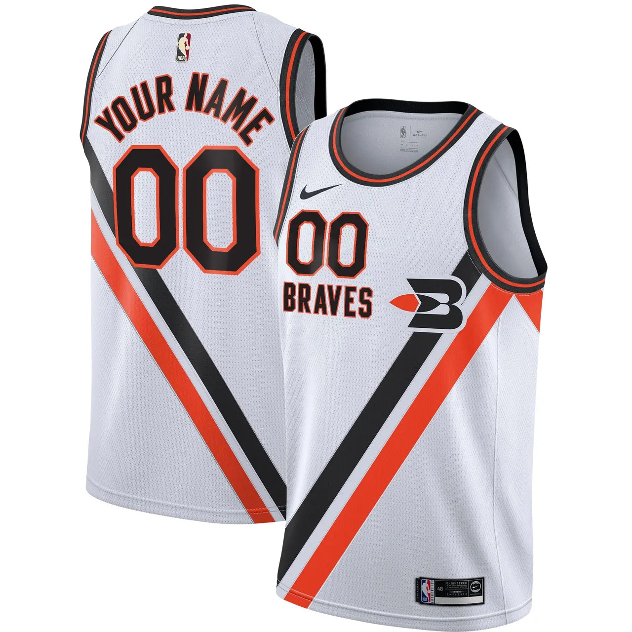 Braves Nike White Jersey