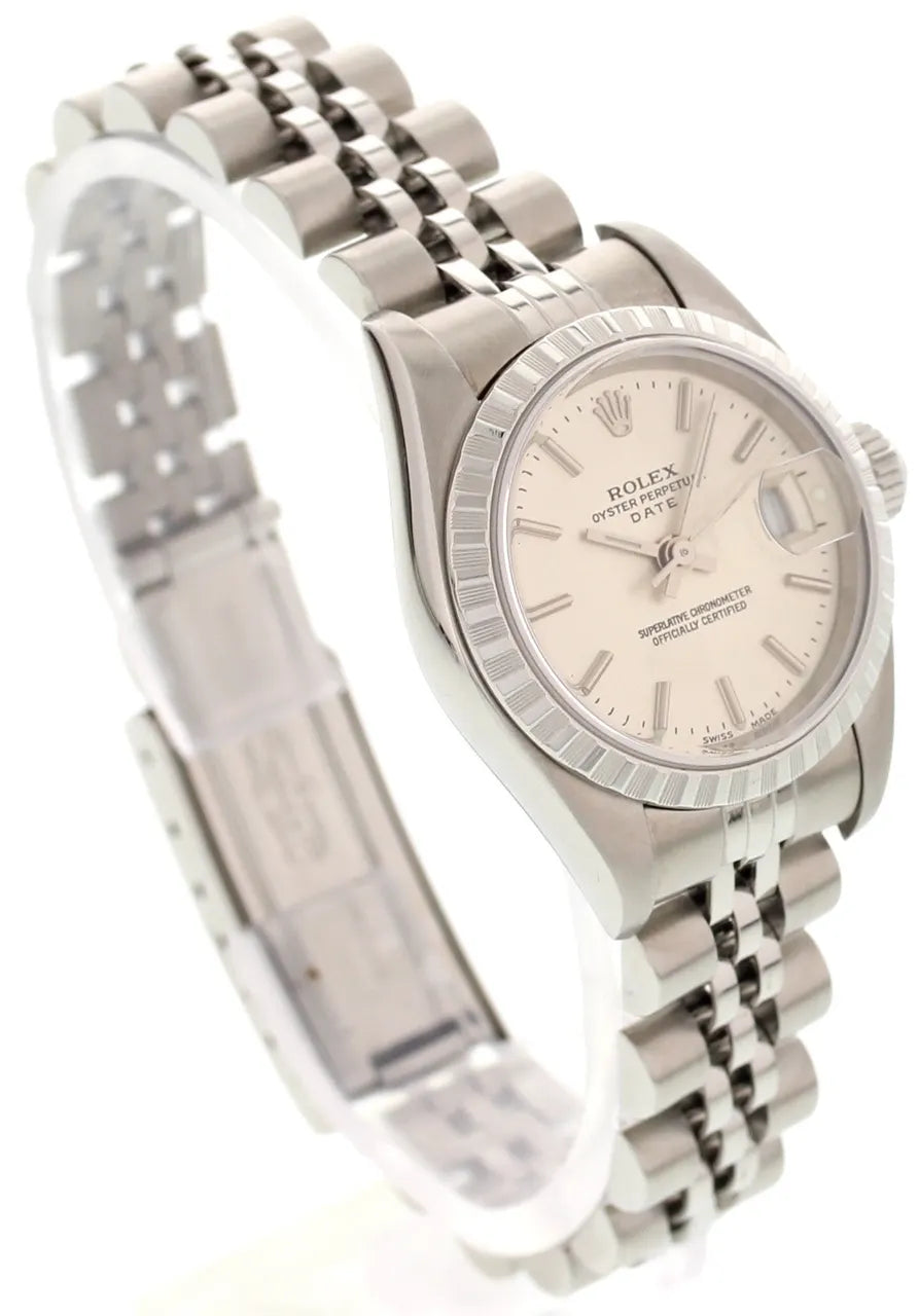 Rolex Silver Dial Date - Hình 3
