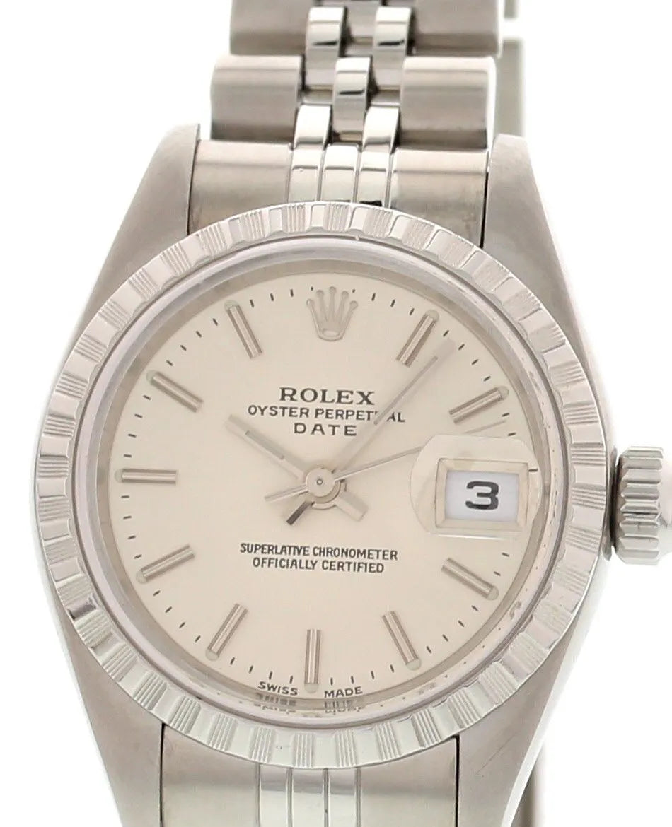 Rolex Silver Dial Date - Hình 2