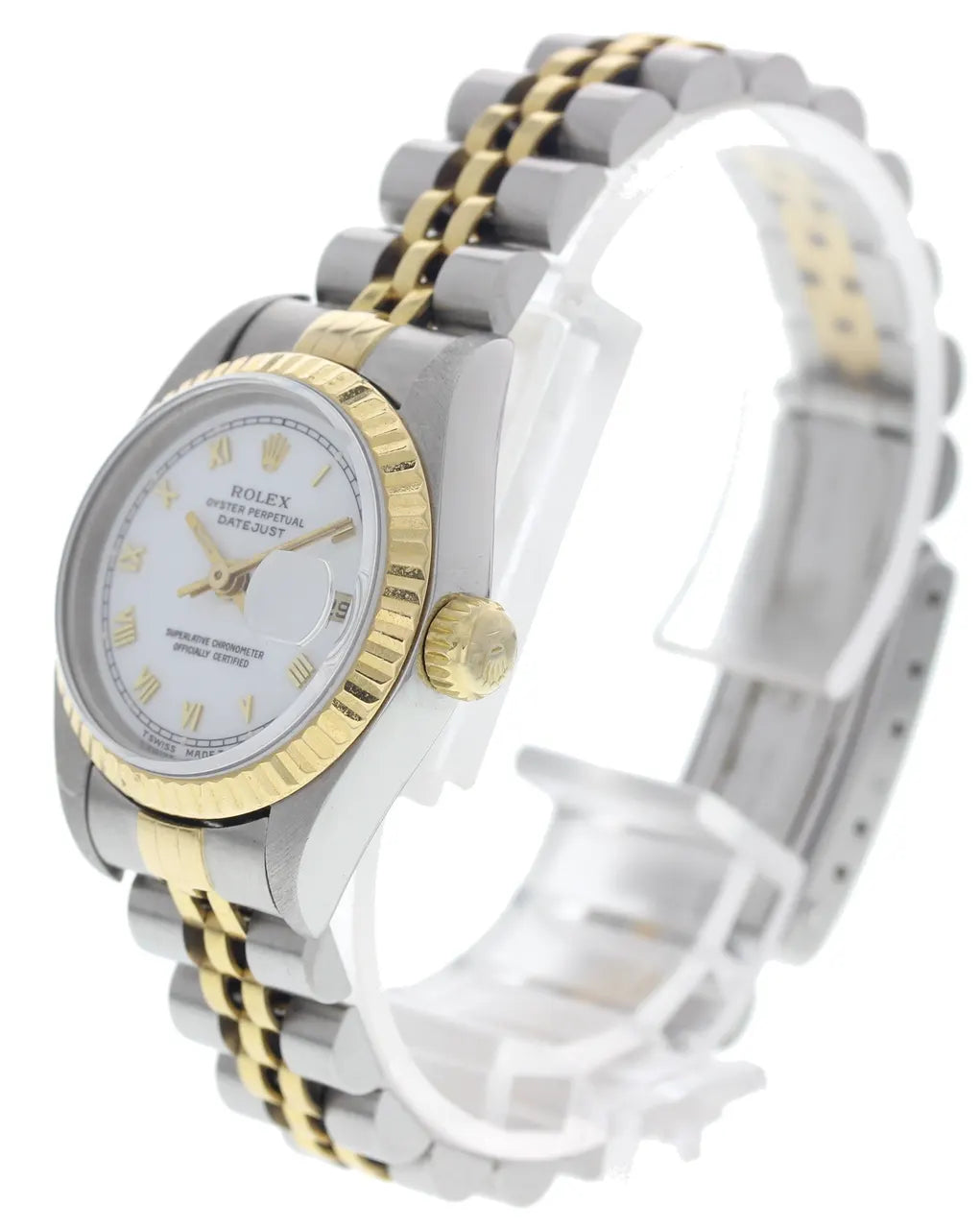 Rolex Datejust White Roman Dial - Hình 4