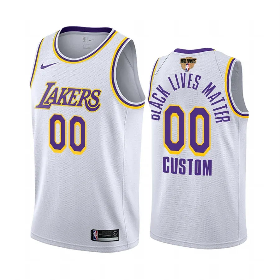 Lakers BLM White Jersey