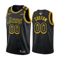 Lakers Black Snakeskin Custom Jersey