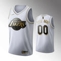 nike Lakers White Golden Jersey